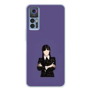 Чохли Венсдей на TCL 30 Plus Уенсдей (AlphaPrint) (Венздей у чорному)