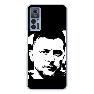 Чехол для TCL 30 Plus (AlphaPrint - с принтом Зеленского)
