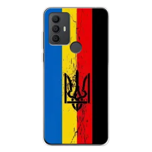 Украинские Чехлы для TCL 30 SE с картинкой УПА (AlphaPrint)