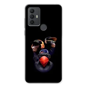 Чехол с Обезьянами TCL 30 SE - (AlphaPrint)