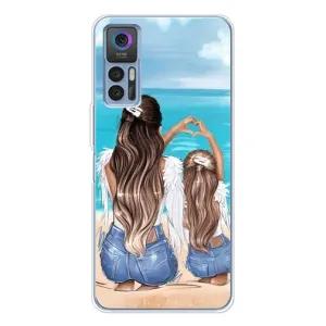 Чехол с печатью для TCL 30 - (Мама с ребенком) (AlphaPrint)