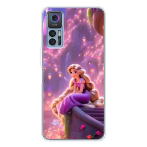 Чехол с принтом «Рапунцель в замке» для TCL 30