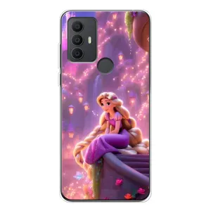 Чехол с принтом «Рапунцель в замке» для TCL 306