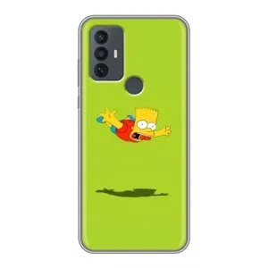Чjхол з Сімпсонами для TCL 30E (VPrint) (Барт Сімпсон)