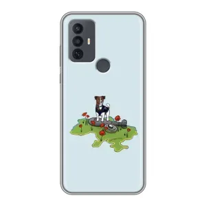 Чехлы с картинкой собаки Патрон для TCL 30E (AlphaPrint) (Сапер Пес)