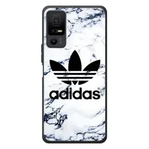 Чохли Адидас для TCL 40 NxtPaper 5G (AlphaPrint) (Адідас на мраморі)