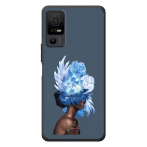 Чехлы (ART) Цветы на TCL 40 NxtPaper 5G (VPrint) (Квіти на голові)