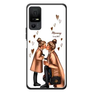Чохол з друком для TCL 40 NxtPaper 5G - (Мама з дитинкою) (AlphaPrint) (Донька і мама)