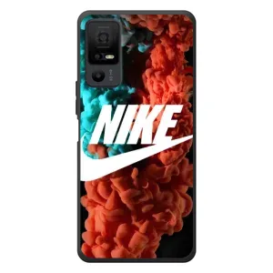 Чохол для TCL 40 NxtPaper 5G - з принтом Найк (AlphaPrint) (Димчастий найк)