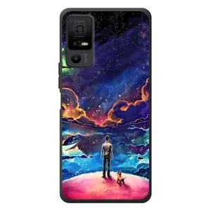 Космічні Чохли для ТЕСЛ 40 НxtPaper 5G (VPrint) (Вид Галактики)