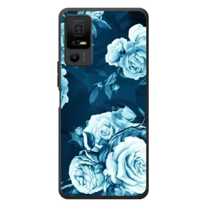 Чехлы (ART) Цветы на TCL 40 NxtPaper 5G (VPrint) (Блактині бутони)