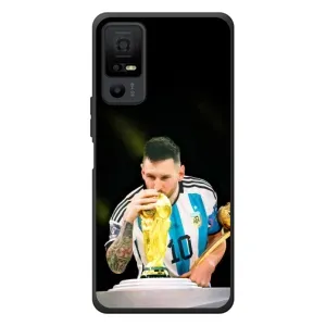 Чехлы для TCL 40 NxtPaper 5G (Leo чемпион) (AlphaPrint) (Кубок Месси)