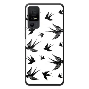 Чохол з пташками на TCL 40 NxtPaper 5G (VPrint) (Ластівки)