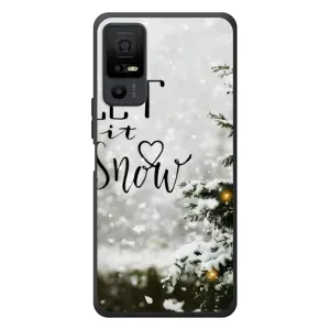 Новорічні, Святкові Чохли для TCL 40 NxtPaper 5G - 2024 год (Let it snow)