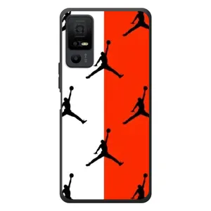 Чохли для TCL 40 NxtPaper 5G - з картинкою JORDAN (AlphaPrint) (Лого Джордан)