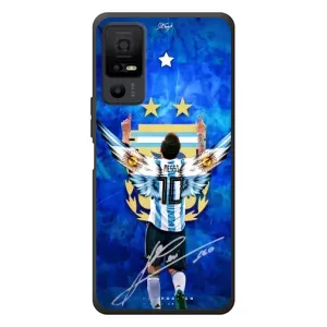 Чехлы для TCL 40 NxtPaper 5G (Leo чемпион) (AlphaPrint) (Месси сборная)