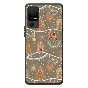 Новорічні, Святкові Чохли для TCL 40 NxtPaper 5G - 2024 год (Новорічні пряники)