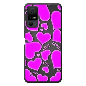 Чехлы для любимой на ТЕСЛ 40 НxtPaper 5G (VPrint) (Pink hearts)