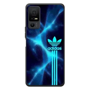 Чохли Адидас для TCL 40 NxtPaper 5G (AlphaPrint) (Синій Адідас)
