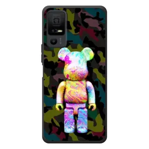 Чохли для TCL 40 NxtPaper 5G - Bearbrick Louis Vuitton (PREMIUMPrint) (Яскравий Bearbrick)