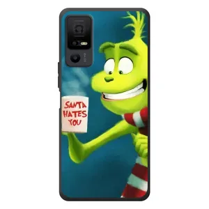Різдвяні Чохли для TCL 40 NxtPaper 5G (VPrint) (Зелений Грінч)