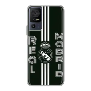 ФК Реал Мадрид чохли для TCL 40 SE (AlphaPrint) (чорно білий Реал)