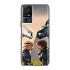 Чехол как приручить дракона на TCL 50 5G