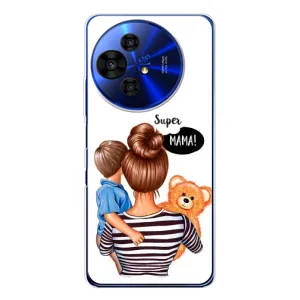 Чохол з друком для TCL 50 Pro NxtPaper - (Мама з дитинкою) (AlphaPrint)