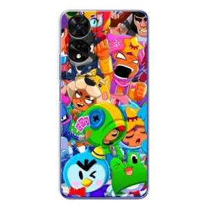Чехол для TCL 505 Бравл Старс (VPrint)