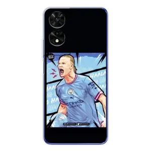 Чехлы с футболистом Ерлинг Холанд для TCL 505 (AlphaPrint)