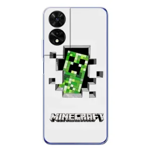 Чехол Майнкрафт на TCL 505 (AlphaPrint) Minecraft