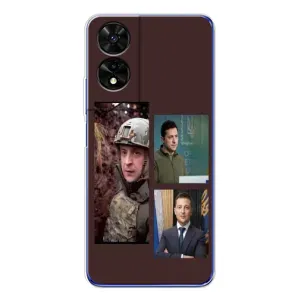 Чехол для TCL 505 (AlphaPrint - с принтом Зеленского)