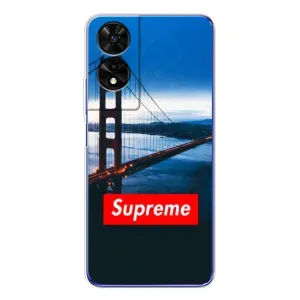 Чехол для TCL 505 с картинкой Supreme (AlphaPrint)