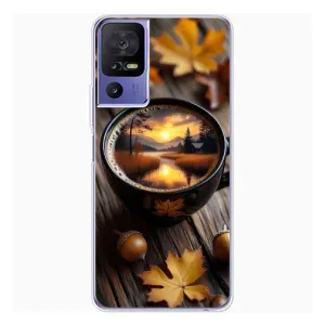 Чехол с принтом «Темный кофе» для TCL 605