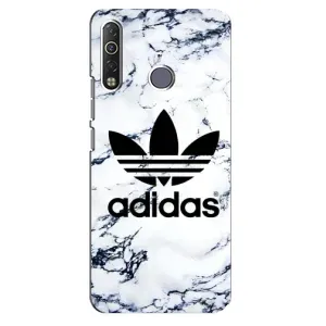 Чохли Адидас для TECNO Camon 12 Air CC6 (AlphaPrint) (Адідас на мраморі)