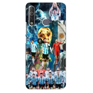 Чехлы Месси для TECNO Camon 12 Air CC6 (AlphaPrint) (Аргентина Месси)