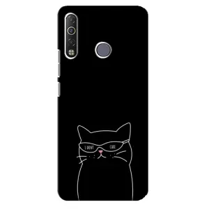 Чохол з малюнком кіт на TECNO Camon 12 Air CC6 (Байдужий кіт)