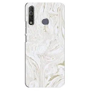 Мраморний чехол на TECNO Camon 12 Air CC6 (VPrint) (Білий мрамор)