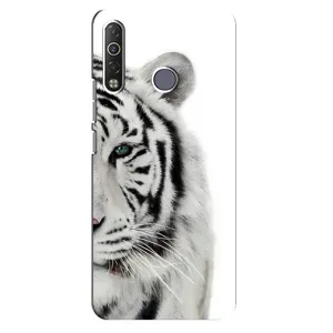 Чехлы с картинками животных TECNO Camon 12 Air CC6 (Белый Тигр)
