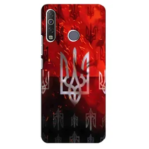 Украинские Чехлы для TECNO Camon 12 Air CC6 с картинкой УПА (AlphaPrint) (ГЕРБ УПА)