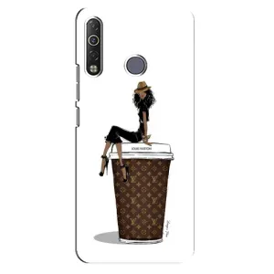 Чохли Луі Вітон для TECNO Camon 12 Air CC6 (AlphaPrint - LOUIS VUITTON) (кава LOUIS VUITTON)