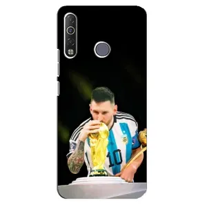 Чехлы для TECNO Camon 12 Air CC6 (Leo чемпион) (AlphaPrint) (Кубок Месси)