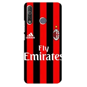 Чехлы для TECNO Camon 12 Air CC6 (VPrint) - Футбольные клубы (Milan)