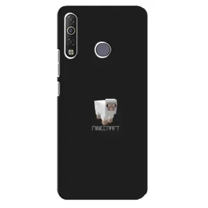 Чохол Майнкрафт на TECNO Camon 12 Air CC6 (AlphaPrint) Minecraft (Овечка Майнкрафт)