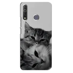 Чохол з малюнком кіт на TECNO Camon 12 Air CC6 (Пара котів)