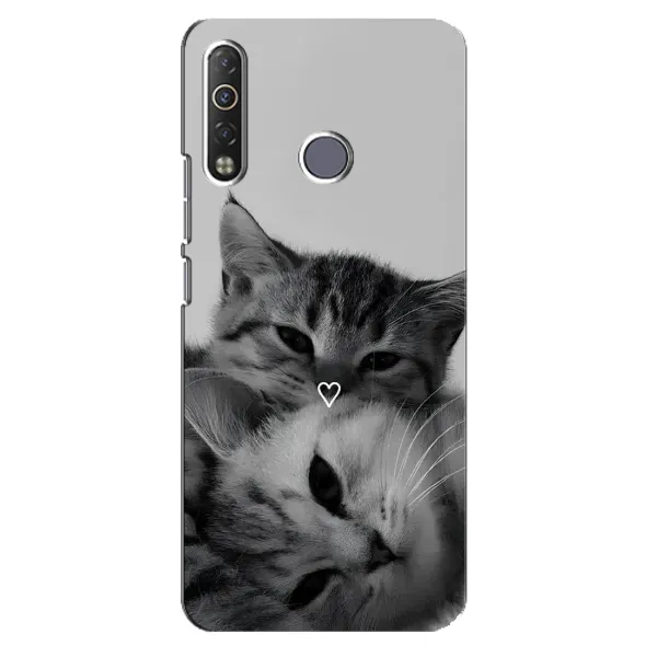 Чехол с принтом «Пара котов» для TECNO Camon 12 Air CC6