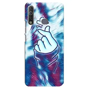 Чехол с принтом «Радужное сердце» для TECNO Camon 12 Air CC6