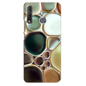 Мраморний чехол на TECNO Camon 12 Air CC6 (VPrint) (Радужний Мрамор)