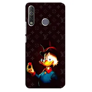 Чехли для TECNO Camon 12 Air CC6 - Скрудж МакДак Louis Vuitton (PREMIUMPrint) (Скрудж з ботліантом)
