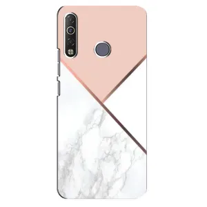 Мраморний чехол на TECNO Camon 12 Air CC6 (VPrint) (Тройний мрамор)